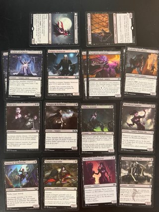 Lote de 113 cartas Magic: Vampiros