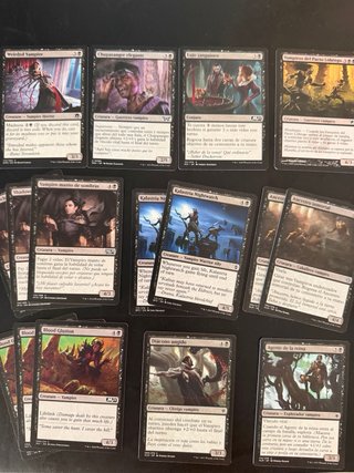 Lote de 113 cartas Magic: Vampiros