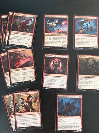 Lote de 113 cartas Magic: Vampiros