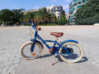 Bicicleta Niño BTWIN City 900 Alu 16 Azul