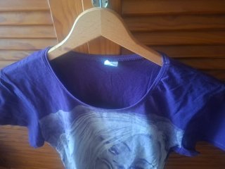 Camiseta Morada Mujer Talla XL