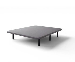 Base de cama tapizada 150cm gris