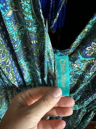 Abito boho-chic paisley S/M