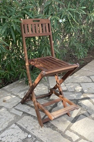 Taburete de bar de madera Sunfun