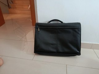 Maletin de piel Picard Negro