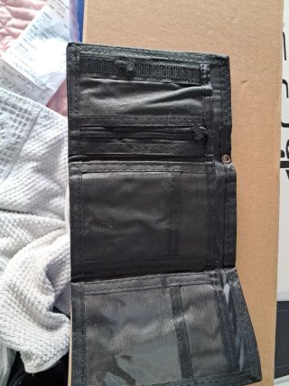 Cartera FC Barcelona Lona Negra