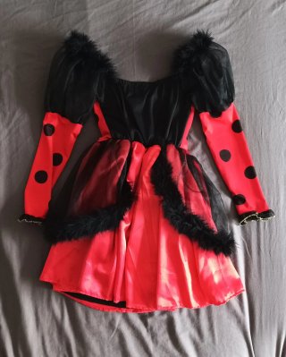 Disfraz Mariquita Niña Talla 110-120cm.