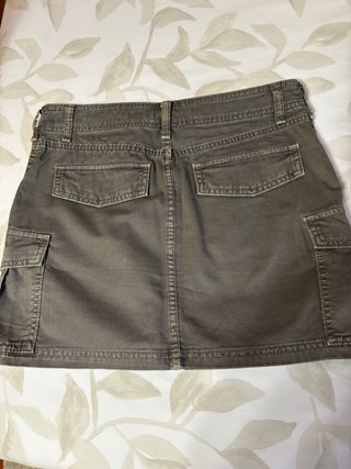 Falda cargo verde militar