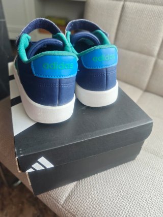 Deportivas Adidas niño azul y verde