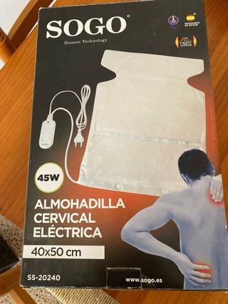 Almohadilla Cervical Eléctrica SOGO 45W