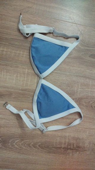 Top Bikini Azul y Blanco
