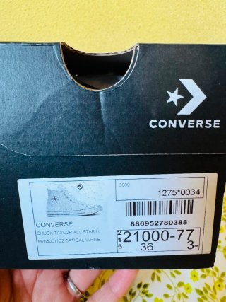 Converse Chuck Taylor All Star Hi Blancas
