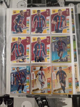 Lote cromos Adrenalyn FC Barcelona 22/23