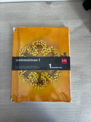 Libro matemáticas primero de bachillerato