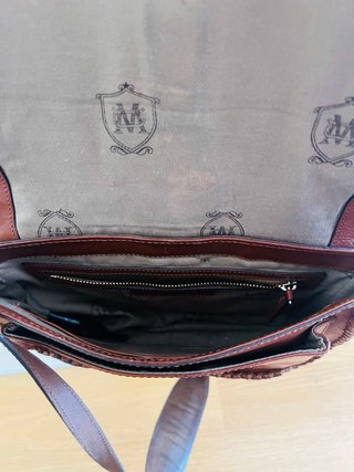 Bolso Massimo Dutti Piel Camel
