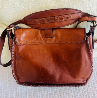 Bolso Massimo Dutti Piel Camel
