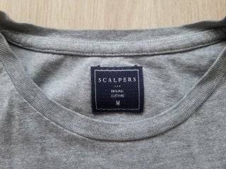 Camiseta Scalpers Gris Talla M