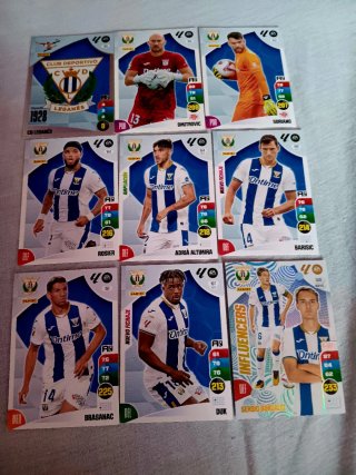 Lote de Cartas de Fútbol Adrenalyn Leganes