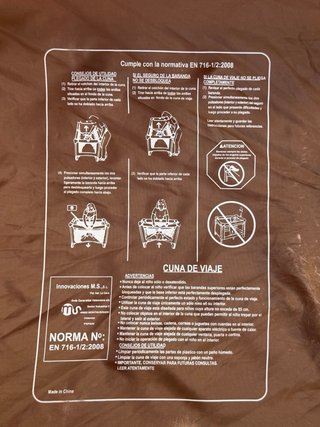 Cuna de viaje Voltereta