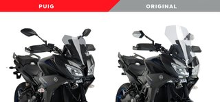 Cupula parabrisas RACING doble burbuja 0919