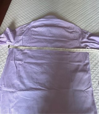 Camisa Massimo Dutti Morada Caballero