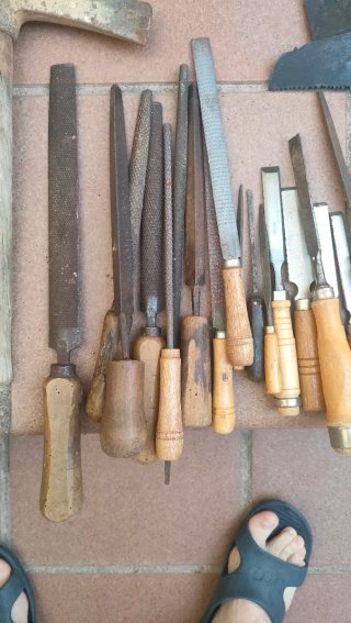 Lote herramientas antiguas