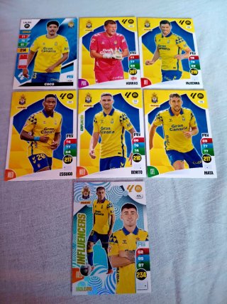 Lote de Cartas de Fútbol Adrenalyn Las Palmas