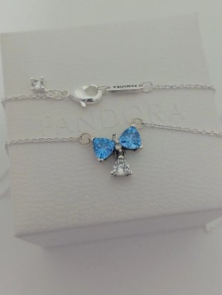 Collar Pandora Lazo Azul Bridgerton