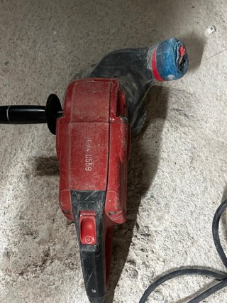Amoladora Hilti DGH 150 con adaptador