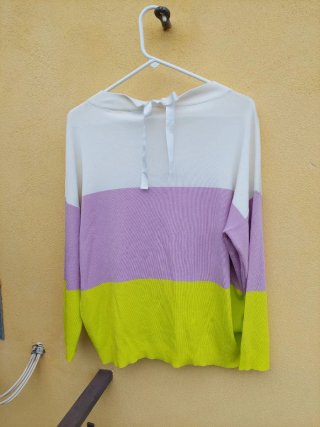 Maglia EMME Marella color block taglia L