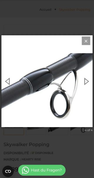 Caña de pescar Hearty Rise Skywalker Popping 20-60