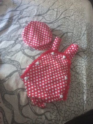 Traje Gitano Lunares Rojo Talla 6m