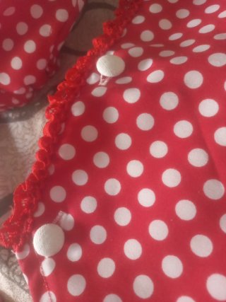 Traje Gitano Lunares Rojo Talla 6m