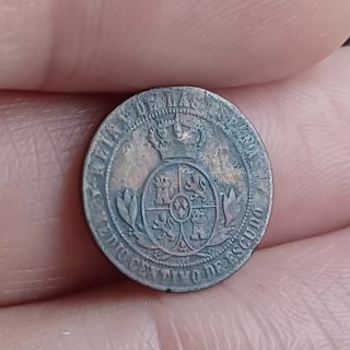 1/2 cto 1867 Segovia - Isabel II