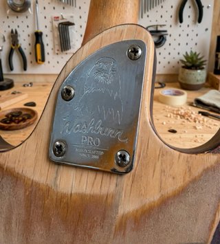 Guitarra Washburn Pro para restaurar