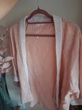 Kimono rosa talla única