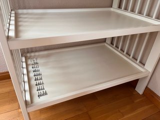 Cambiador blanco para bebé