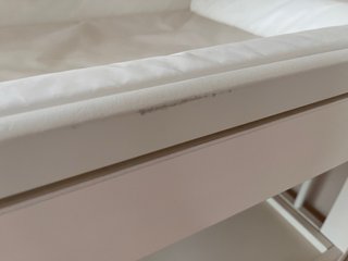 Cambiador blanco para bebé