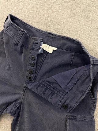 Vintage Pantaloncino Jorts Cargo Baggy Militare