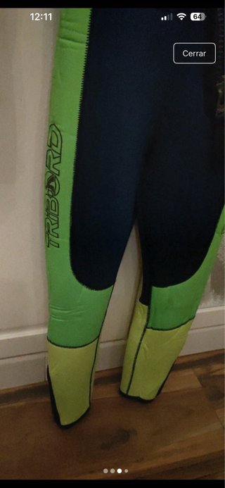 Traje neopreno 5mm buceo talla 12 años