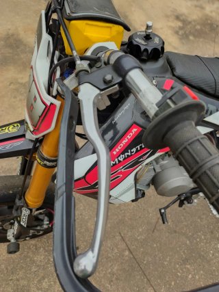 Pitbike PGR Motocross Negra y Roja