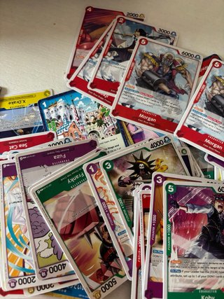 Lote 100 cartas One Piece