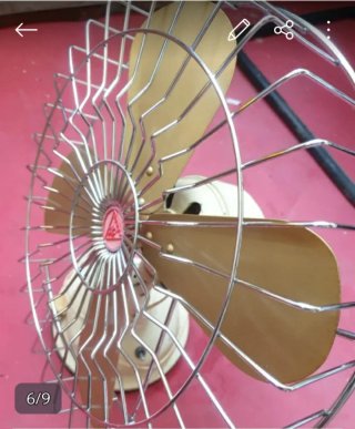 Ventilador antiguo decorativo