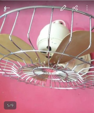 Ventilador antiguo decorativo