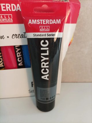Set Acrílico Amsterdam 5 tubos 120ml