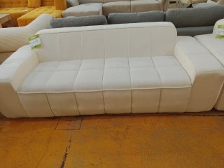 Sofá 3 plazas tela beige