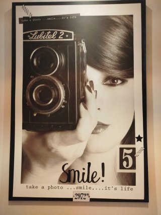 Cuadro Fotografía Vintage Smile Lubitel 2