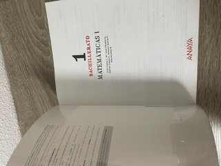 Libro 1°bachillerato matemáticas Anaya