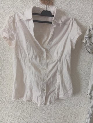 Lote 2 Blusas Verano Talla L (Zara + Lukstr)