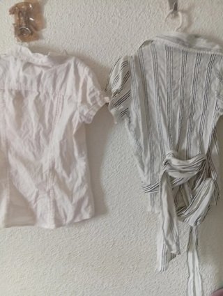 Lote 2 Blusas Verano Talla L (Zara + Lukstr)